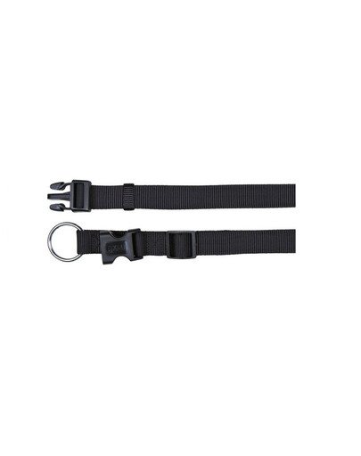 TRIXIE Collier classique 22-35 cm / 15 mm noir