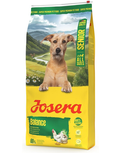 JOSERA Senior Balance 12,5kg pour les chiens âgés avec une faible teneur en matières grasses