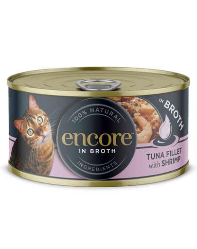 Cat Tuna Fillet with Shrimp in Broth filet z tuńczyka z krewetkami w bulionie 70 g