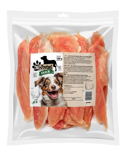 MR. PRETZEL Filets de poulet tendres 500 g friandise pour chien