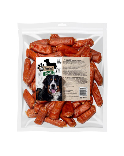 MR. PRETZEL Saucisses au lapin 500 g friandise pour chien