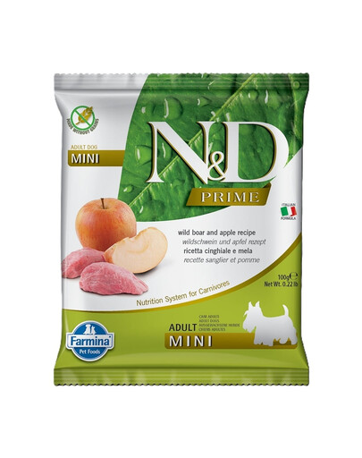 N&D Prime Boar & Apple Adult Mini 100 g