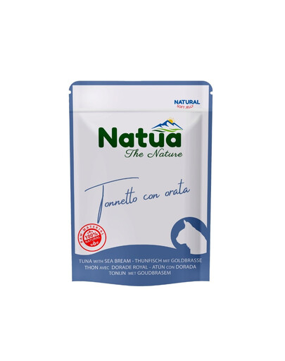 NATUA Thon naturel avec dorade en gelée pour chats 70 g