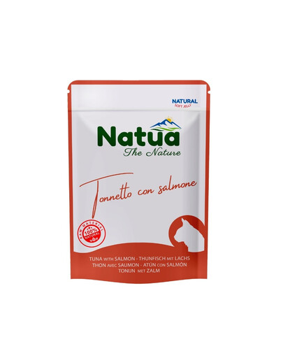 NATUA Thon naturel avec saumon en gelée pour chats 70 g
