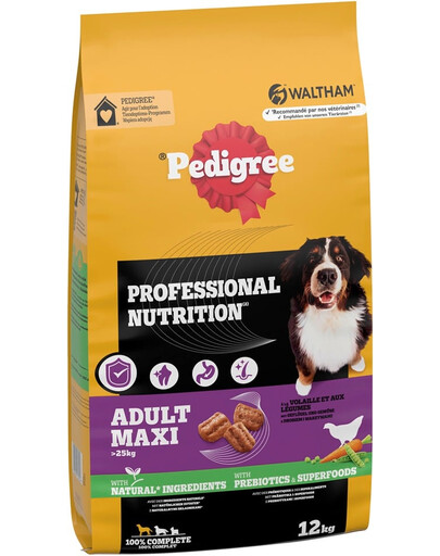 Professional Nutrition Adult Maxi z Drobiem i Warzywami 12 kg dla psów ras dużych