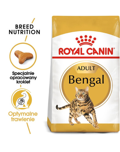 ROYAL CANIN Bengal Adult karma sucha dla kotów dorosłych rasy bengal 8x2 kg