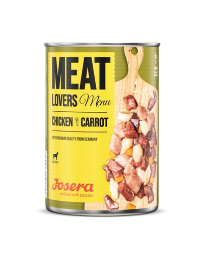 JOSERA Meatlovers Menu Kurczak z marchewką 6x400 g