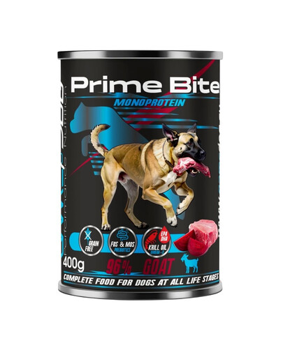 Prime Bite Wołowina z marchewką 400g mokra karma dla psów w każdym wieku