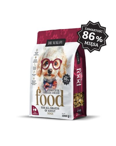 Liofilizowana karma Kaczka z dynią 1 kg sucha karma dla psów