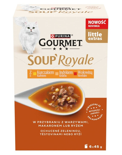 GOURMET Gold Morceaux en sauce 96x85 g au bœuf, saumon et poulet, dinde et canard, poulet et foie, nourriture humide pour chats