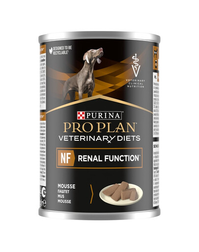 PRO PLAN Veterinary Diets Canine NF Renal Function 400g do wspomagania funkcji nerek, karma mokra dla psów