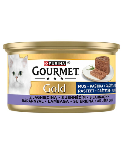 GOURMET Gold Mousse Agneau, pâtée pour chat 85 g