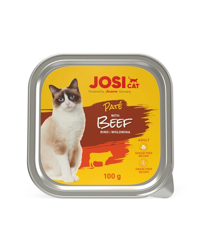 JosiCat Pasztet z wołowiną dla kota 100g