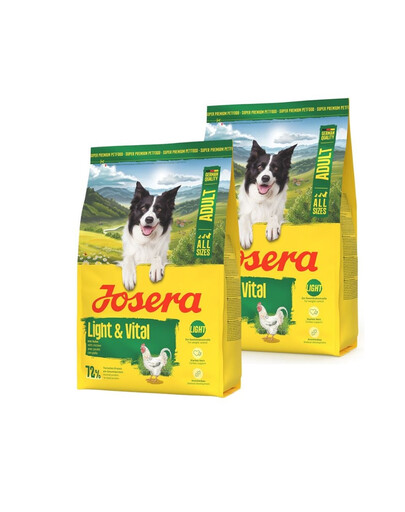 JOSERA Light Vital 2x3kg dla psów wspomagająca kontrolę masy ciała