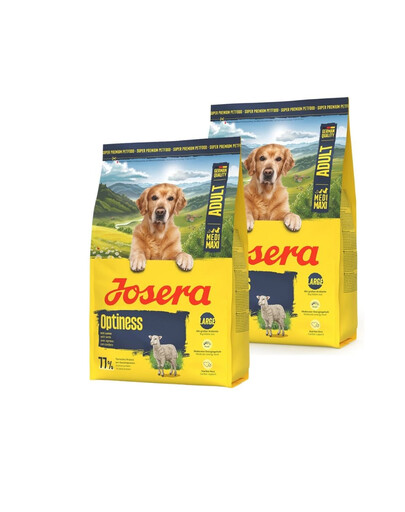 JOSERA Adult Optiness 2x3kg dla psów średnich i dużych ras z dużymi granulkami