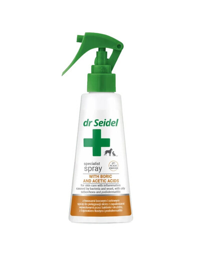 DR SEIDEL Spray z kwasami borowym i octowym 100ml