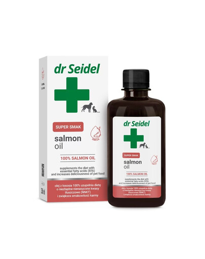 DR SEIDEL Salmon Oil 100% 250ml Skóra i Sierść