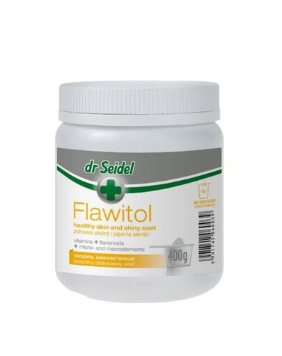 DR SEIDEL Flawitol zdrowa skóra i piękna sierść dla psów proszek 400g