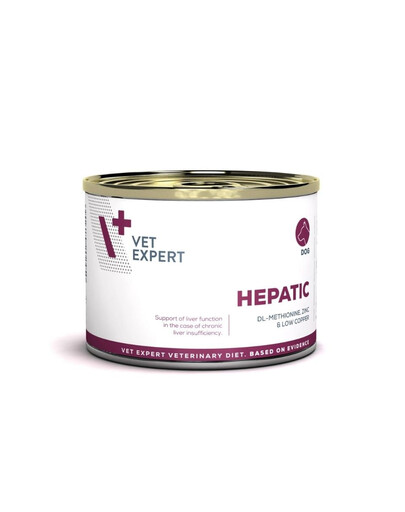 VET EXPERT Veterinary Diet Dog Hepatic 200g kurczak, mokra karma dla psów wspierająca funkcję wątroby