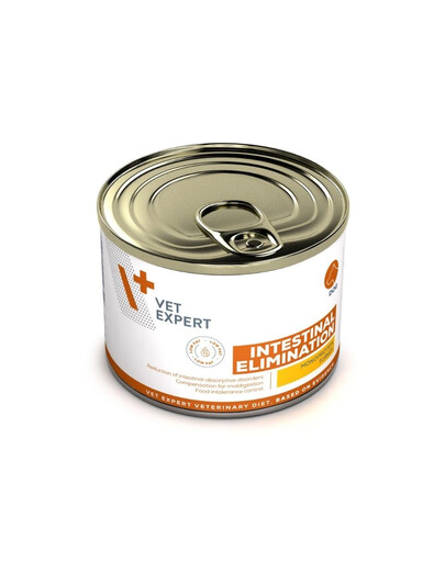 VET EXPERT Veterinary Diet Dog Intestinal 200g jagnięcina, mokra karma dla psów z zaburzeniami funkcji przewodu pokarmowego
