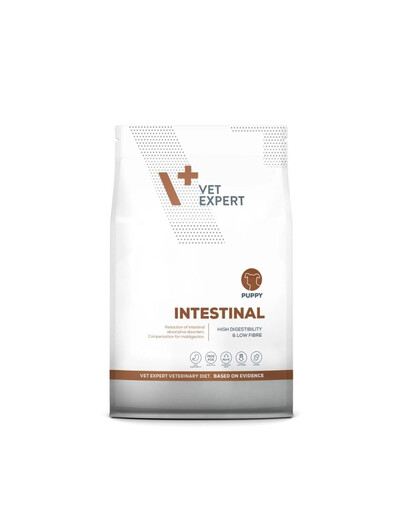 VET EXPERT Veterinary Diet Intestinal Puppy 2 kg dla szczeniąt z zaburzeniami trawienia i wchłaniania