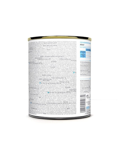 RAW PALEO Monoprotein Light Cod Adult 800g dorsz, karma morka dla psów