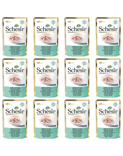 SCHESIR Tuńczyk z doradą 12x50g