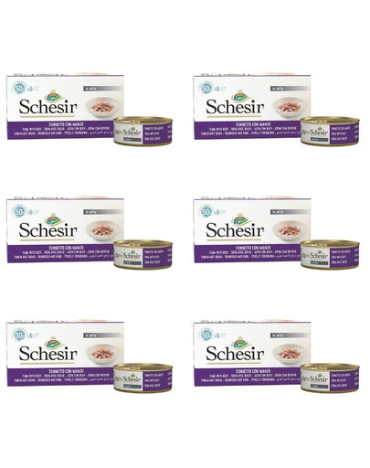 SCHESIR Tuńczyk Z Polędwicą Wołową 50G X36