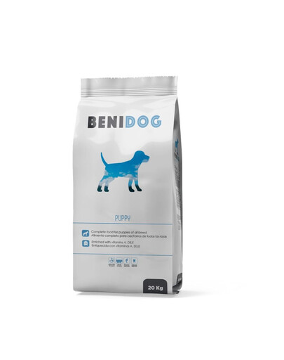 BENI DOG PUPPY : croquettes pour chiots, chiennes gestantes et allaitantes, 20 kg