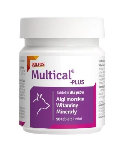 DOLFOS Dolvit Multical Plus mini 90 tabl. witaminy i minerały z probiotykami dla psów