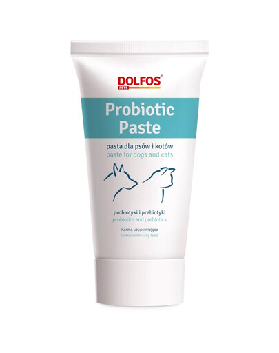 DOLFOS Probiotic Paste 50g pasta na prawidłowe funkcjonowanie przewodu pokarmowego dla psów i kotów