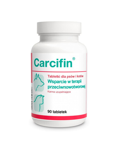 DOLFOS Carcifin 90 tabl. wsparcie w terapii przeciwnowotworowej tabletki dla psa i kota