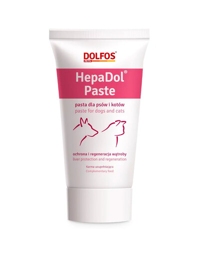 DOLFOS HepaDol Paste 50g pasta na regenerację wątroby dla psów i kotów