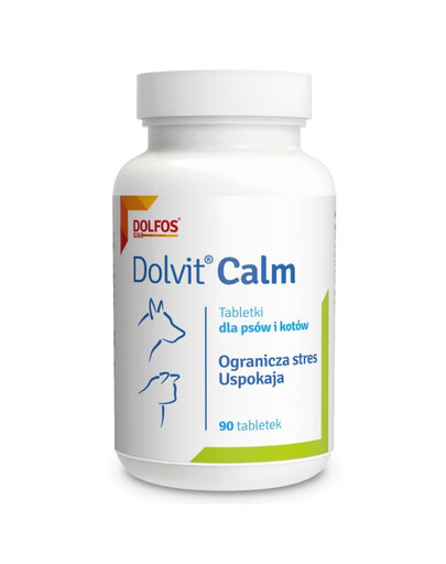 DOLFOS Dolvit Calm 90 tabl. suplement diety na stres dla psa i kota