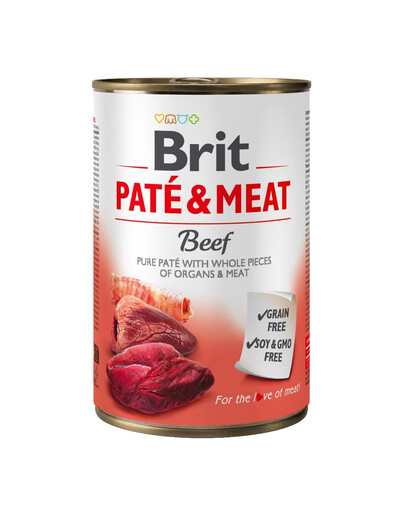 Pate&Meat beef 400 g pasztet z wołowiną dla psa