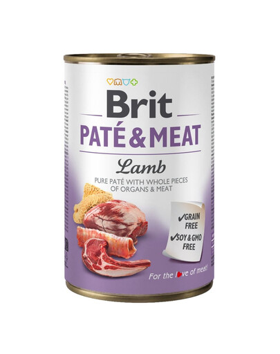 Pate&Meat lamb 400 g pasztet z jagnięciną dla psów