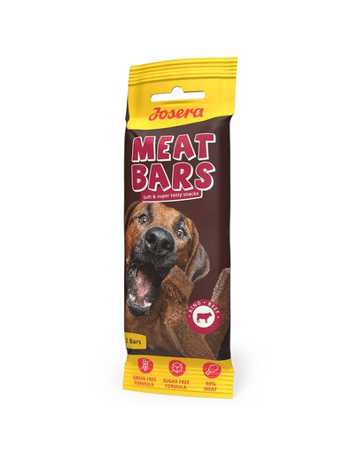 Meat Bars Beef suszone przysmaki z wołowiną w formie batoników 40g