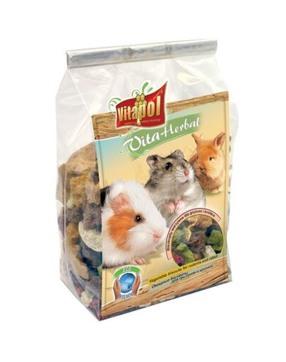 VITAPOL Biscuits aux légumes pour rongeurs 175g