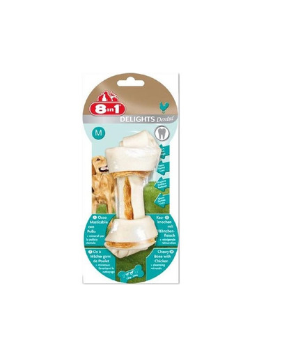 8IN1 Os collé Delights Dental XS 1 pièces