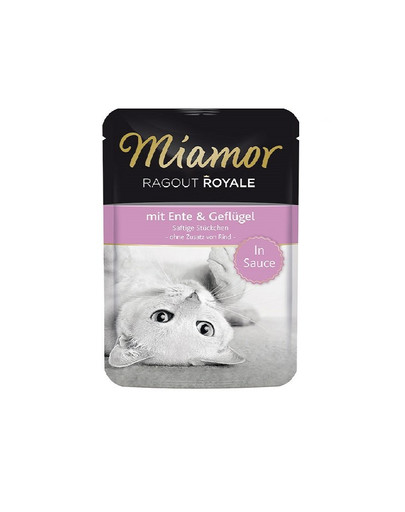 MIAMOR Ragout Royale canard et poulet en sauce 100 g