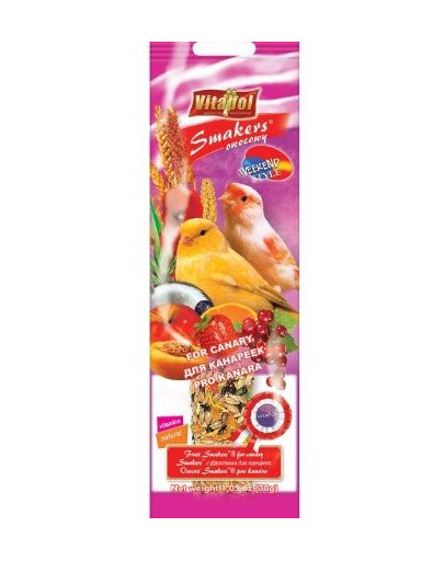 VITAPOL Smakers dla kanarka owocowy 45 g