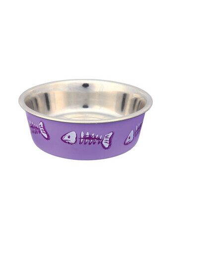 TRIXIE Miska metalowa z plastikową powłoką 0.3 l / 12 cm
