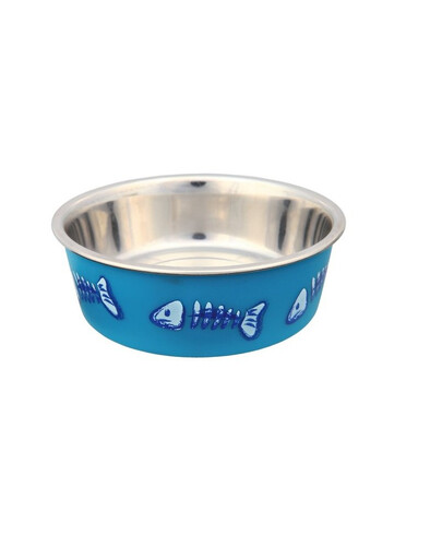 TRIXIE Miska metalowa z plastikową powłoką 0.3 l / 12 cm