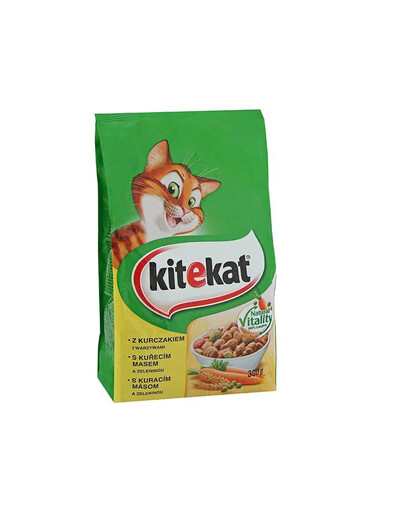 KITEKAT Suchy kurczak i warzywa 0.3 kg