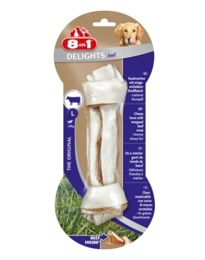 8IN1 Délicatesse Beef Delights Bone l 1 pièces