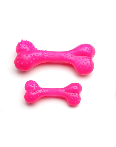 COMFY Os dentaire arôme menthe Jouet rose 8,5cm