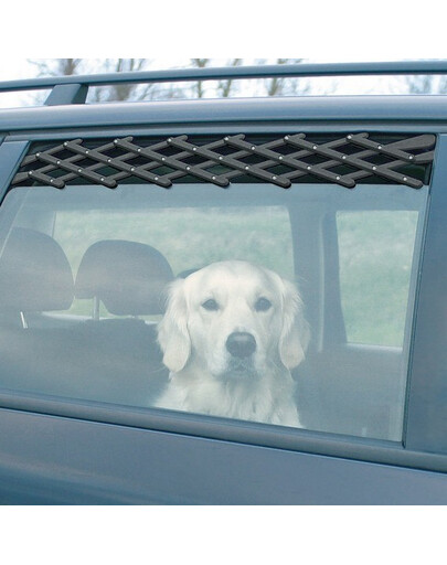 TRIXIE Grille d'aération pour fenêtre de voiture - 30x110 cm