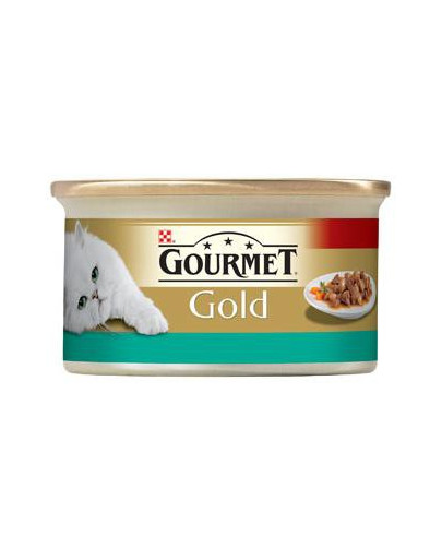 GOURMET Gold Saumon et poulet en sauce 85 g