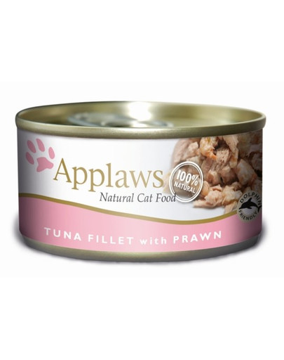APPLAWS Puszka Dla Kota Tuńczyk I Krewetki 156 g