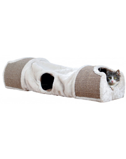 TRIXIE Griffoir pour chat en forme de tunnel 110 × 30 × 38 cm